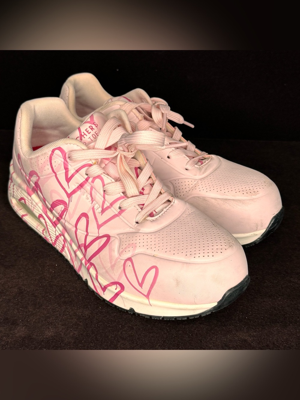 Skechers x JGoldcrown: Uno - Spread the Love sneakers size 8